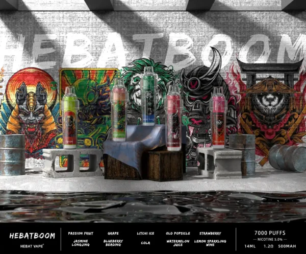 20240103105256.webp Hebat BOOM 喜貝 7000 口拋棄式電子煙|長途旅行伴侶|具備緩釋霧感結構與精準還原分子表現