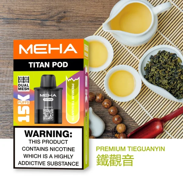 20251216203413.webp MEHA TITAN 泰坦 替換煙彈|戶外隨行設計|呈現擊喉層次還原與高效溫控結構【買3贈主機】超值特惠