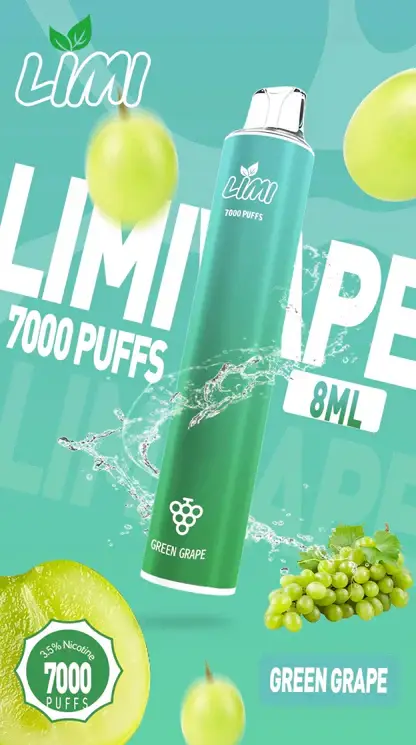 LIMI拋棄式一次性7000口-9.webp LIMI 7000 強效拋棄式電子煙 | 朋友聚會社交場合 | 高效能輸出賦予紮實霧感