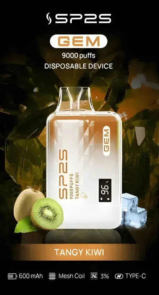 SP2S GEM 9000 電子煙主機 ｜ 數位生活場景精準掌握 ｜ 全彩螢幕直覺互動帶來細膩霧感與溫潤喉韻的層次堆疊