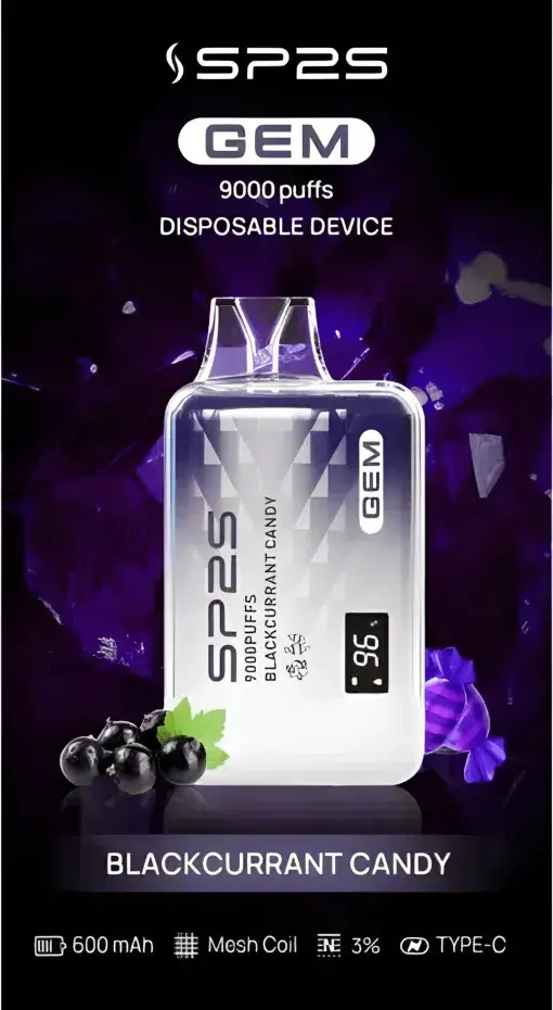 SP2S GEM 9000 電子煙主機 ｜ 數位生活場景精準掌握 ｜ 全彩螢幕直覺互動帶來細膩霧感與溫潤喉韻的層次堆疊