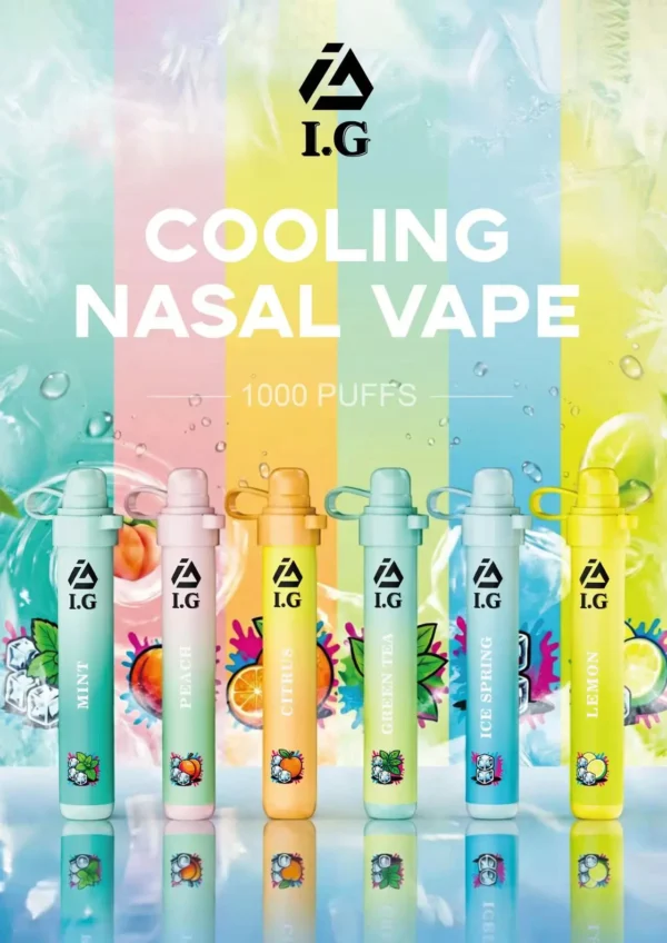 I.G 夏威夷鼻通鼻吸薄荷棒｜日常外出隨身攜帶｜6款清新香氣帶來涼感舒暢體驗與提神醒腦感受