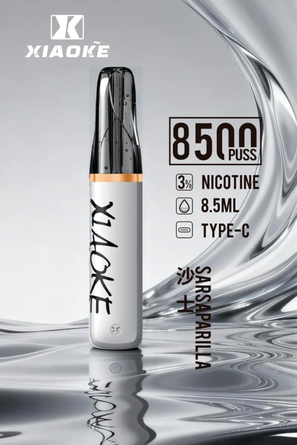XIAOKE 梟客 8500口拋棄式電子煙｜日常通勤隨身攜帶｜穩定輸出保持綿密霧感展現持久且均衡的口感層次觸感