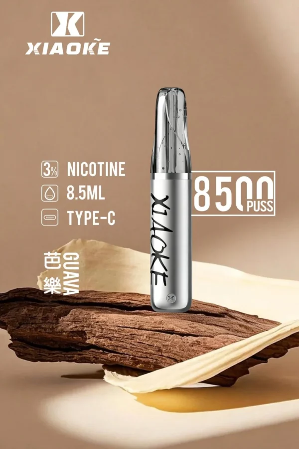 XIAOKE 梟客 8500口拋棄式電子煙｜日常通勤隨身攜帶｜穩定輸出保持綿密霧感展現持久且均衡的口感層次觸感