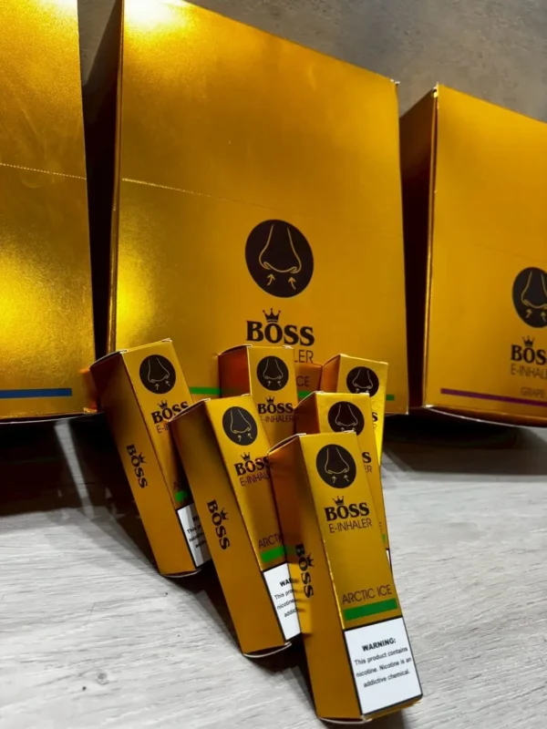 BOSS 泰國金磚鼻通器｜1000口霧化鼻吸棒｜日常外出隨身攜帶｜薄荷清新體驗帶來涼感舒暢與提神醒腦感受