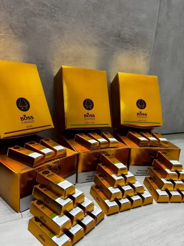 BOSS 泰國金磚鼻通器｜1000口霧化鼻吸棒｜日常外出隨身攜帶｜薄荷清新體驗帶來涼感舒暢與提神醒腦感受