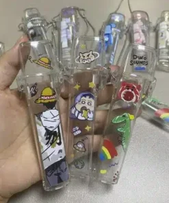 一代通用主機保護套｜卡通貼圖透明外觀｜輕巧防護提升主機耐用度展現個性化潮流搭配風格
