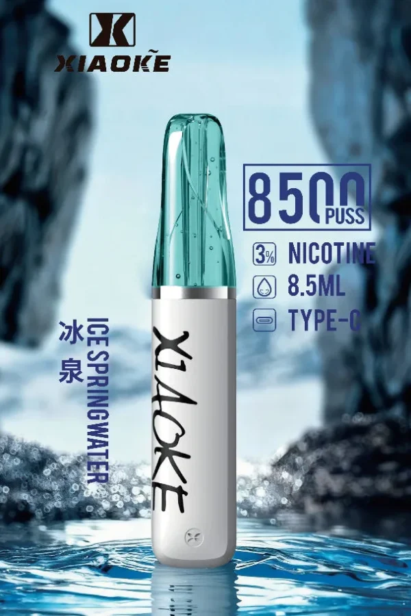 XIAOKE 梟客 8500口拋棄式電子煙｜日常通勤隨身攜帶｜穩定輸出保持綿密霧感展現持久且均衡的口感層次觸感