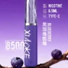 XIAOKE 梟客 8500口拋棄式電子煙｜日常通勤隨身攜帶｜穩定輸出保持綿密霧感展現持久且均衡的口感層次觸感