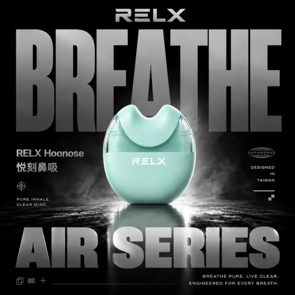 RELX 悅刻 Hoonose 鼻吸 4000口拋棄式鼻通｜日常外出隨身攜帶｜天然薄荷清新霧化體驗帶來舒暢呼吸感與提神醒腦感受