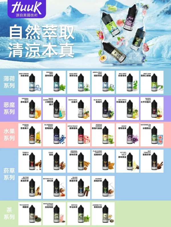IMG_4993_副本 MEHA 魅嗨 HUUK 30ml煙油|注油小煙專用搭配日常霧化使用|尼古丁鹽黃金配比呈現細膩順滑口感與穩定風味層次