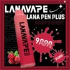 LANA一次性9000口-覆盆子-scaled-1-300x300 LANA PEN PLUS 9000口拋棄式電子煙|日常通勤隨身攜帶|穩定輸出保持綿密霧感展現持久且均衡的擊喉層次觸感