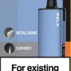 RELX悅刻x-box-16000口拋棄式電子煙 RELX 悅刻 X-BOX 16000口換彈拋棄式電子煙套裝|日常外出隨身攜帶|雙段功率調節搭配Mesh網芯展現穩定霧感與細膩口感層次