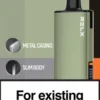 RELX悅刻x-box-16000口拋棄式電子煙-綠色主機 RELX 悅刻 X-BOX 16000口換彈拋棄式電子煙套裝|日常外出隨身攜帶|雙段功率調節搭配Mesh網芯展現穩定霧感與細膩口感層次