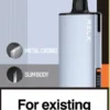 RELX悅刻x-box-16000口拋棄式電子煙-藍銀主機 RELX 悅刻 X-BOX 16000口換彈拋棄式電子煙套裝|日常外出隨身攜帶|雙段功率調節搭配Mesh網芯展現穩定霧感與細膩口感層次