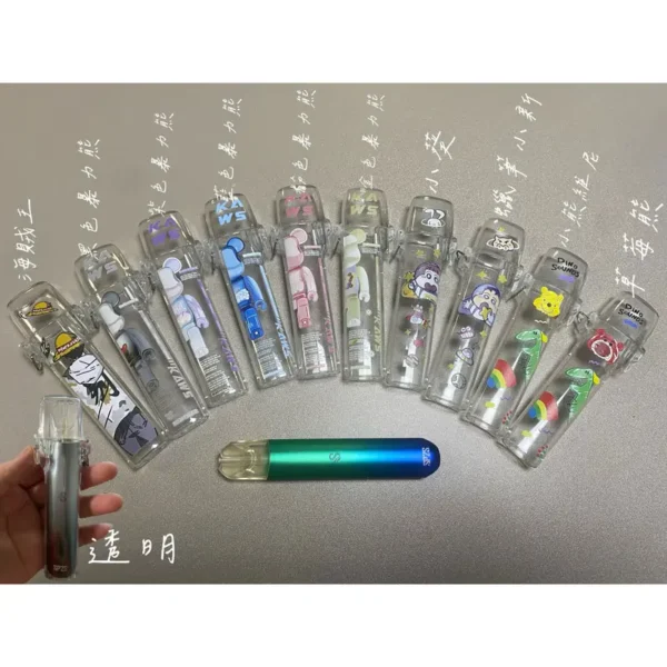 一代通用主機保護套｜卡通貼圖透明外觀｜輕巧防護提升主機耐用度展現個性化潮流搭配風格
